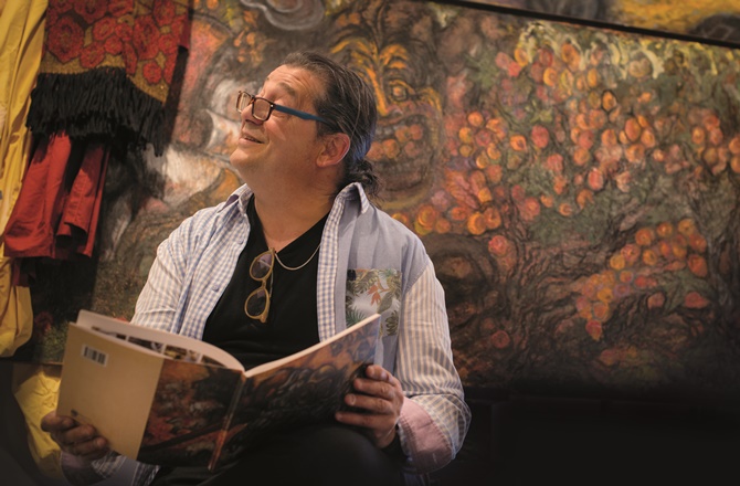 Fernando Ledesma, durante la entrevista. Fotos: Carmen Borrego