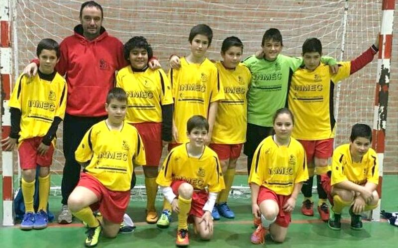 Equipo Alevín del CD Los Leones de fútbol sala