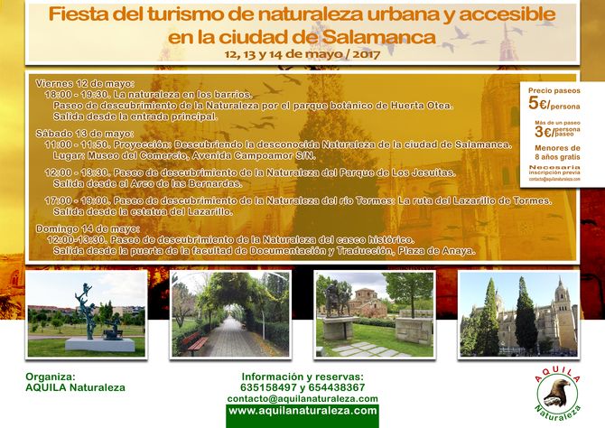 Fiesta del turismo de naturaleza urbana para dar a conocer los grandes tesoros de la ciudad  