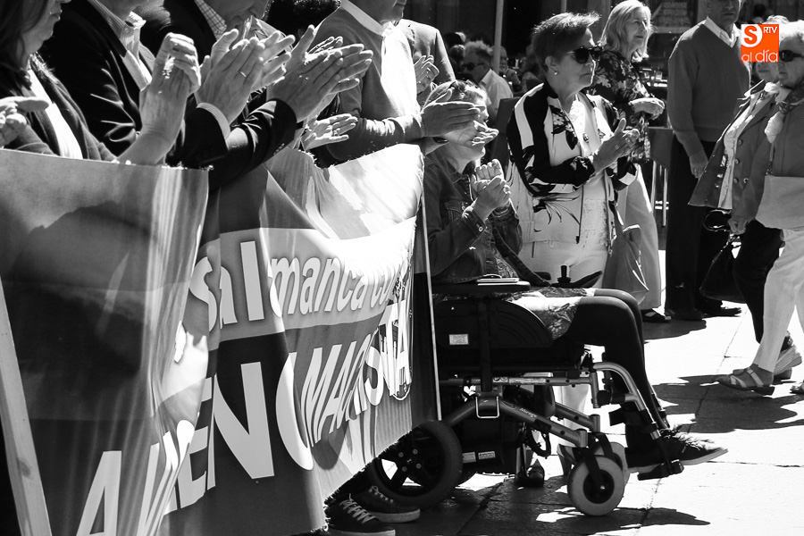 La Plaza Mayor guarda de nuevo silencio contra la violencia machista