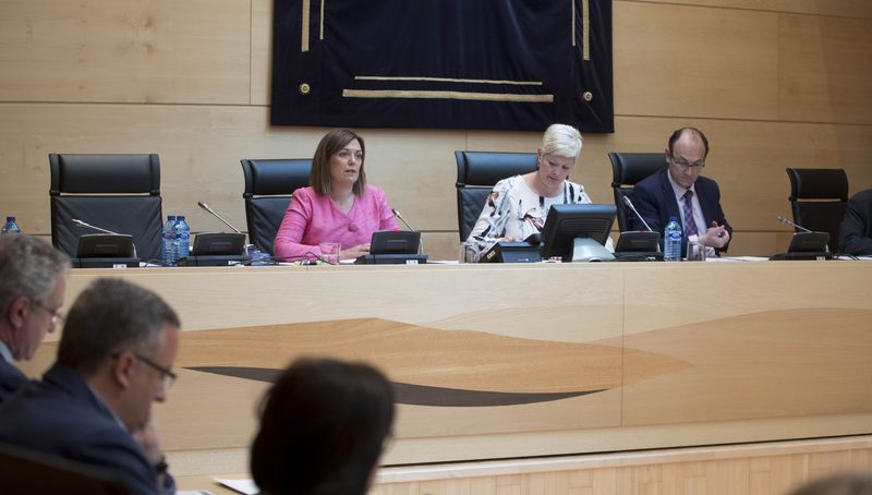 Milagros Marcos explicaba las líneas del presupuesto autonómico respecto al campo / FOTO: JCyL