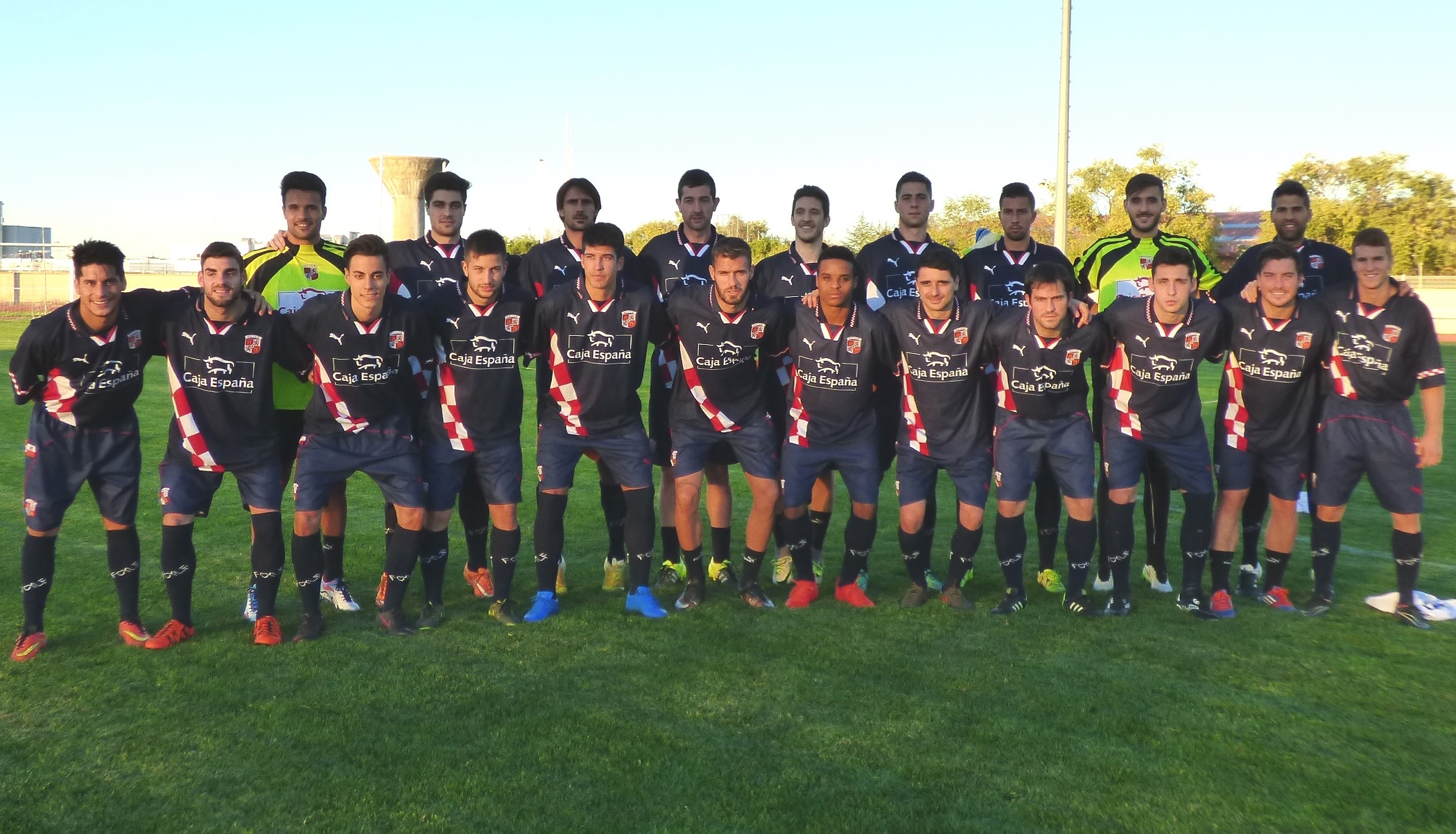 Selección de fútbol de Castilla y León con varios salmantinos en sus filas