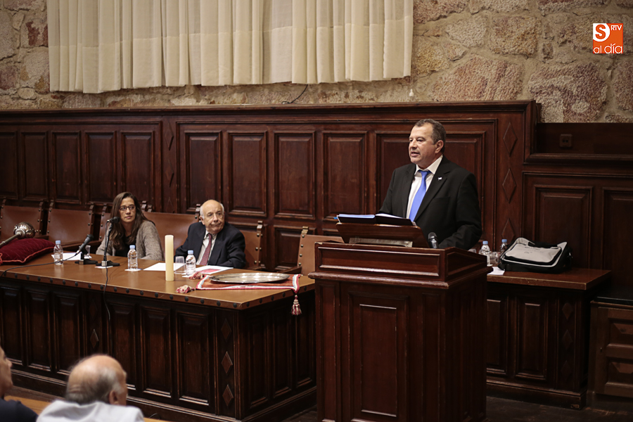 	 Un momento de la sesión de la Cátedra Extraordinaria Domingo de Soto (Foto de Álex López)