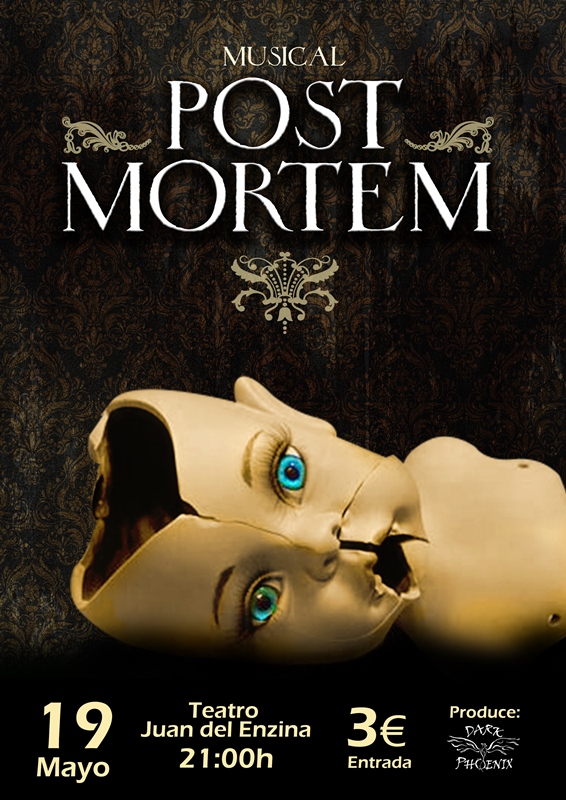 Dark Phoenix Teatro estrena ‘Post Mortem, el musical’ en el Teatro Juan del Enzina