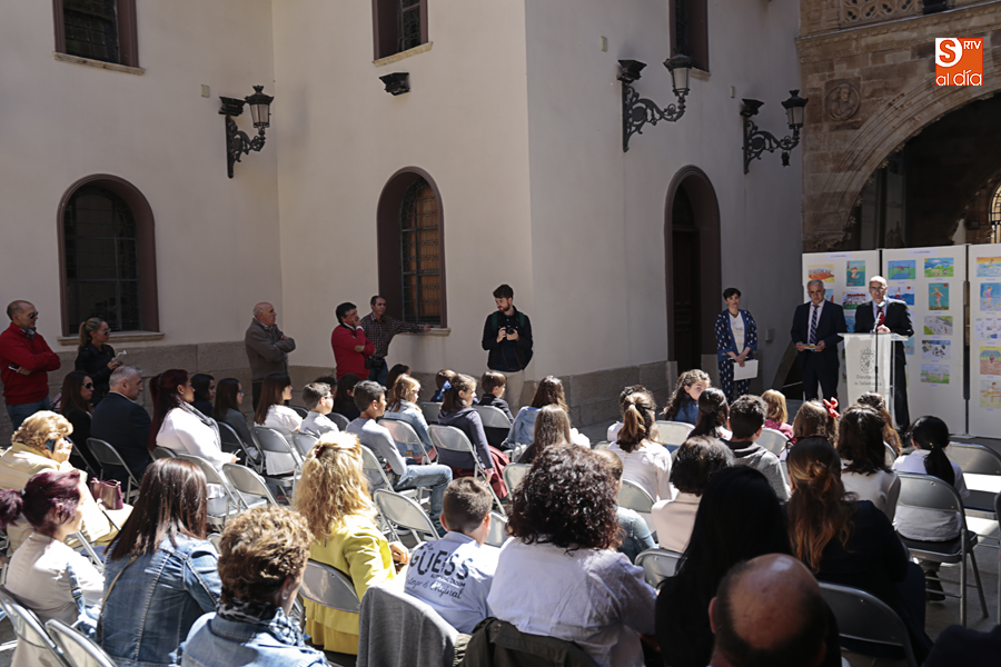 Entrega de los premios de este certamen escolar en el patio de La Salina / Foto de Alejandro López