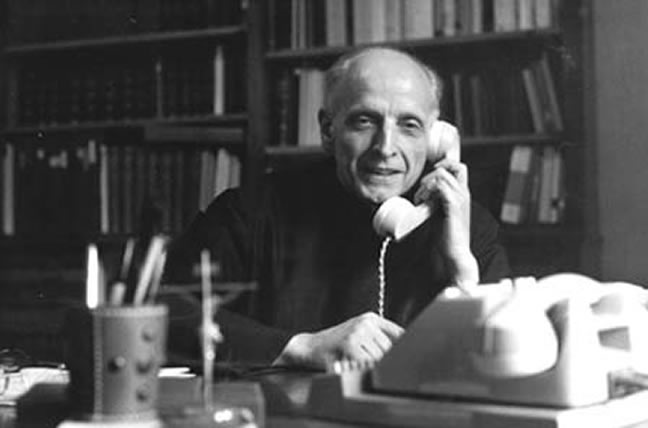 El padre Arrupe, que fuera general de los Jesuitas