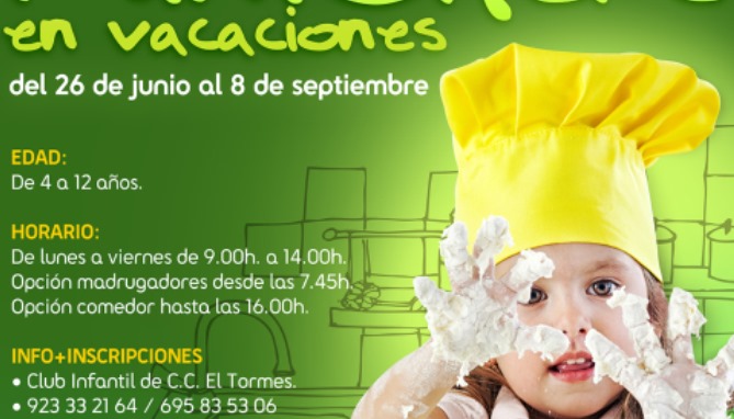 Los minichefs vuelven a El Tormes en el campamento urbano de este verano