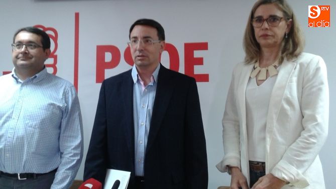 Juan Luis Cepa, Fernando Pablos y Ana Muñoz de la Peña