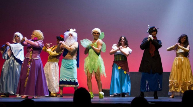 Momento del músical representado por Plétora Teatro