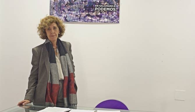 Isabel Muñoz, procuradora de Podemos en las Cortes regionales