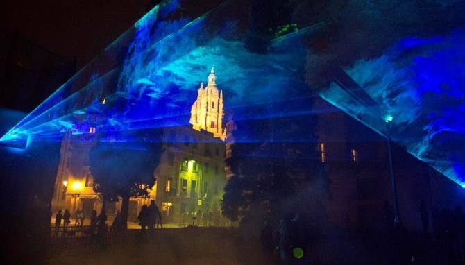 El Festival de la Luz combina escenarios históricos con proyecciones contemporáneas