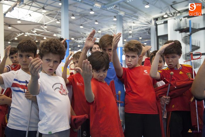 Los alumnos más pequeños de la Escuela de Tauromaquia en una de sus tardes de entrenamiento | FOTOS: Pablo Angular