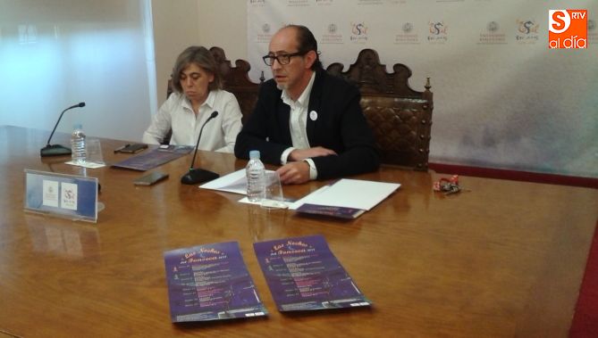 Cristina Pita y Manuel Heras presentando Las Noches del Fonseca