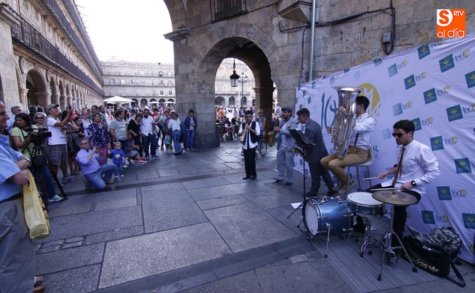 Música de la mano de Caja Rural en la plaza del Corrillo. Foto: David Fernández