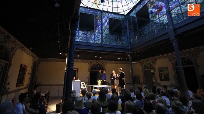 Representación teatral en la Casa Lis. Foto: David Fernández