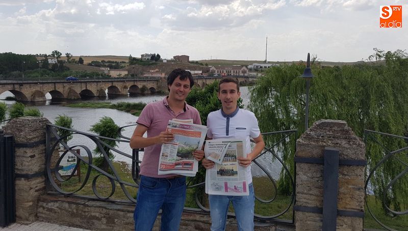 Roberto Jiménez y Pedro Zaballos de SALAMANCA AL DÍA