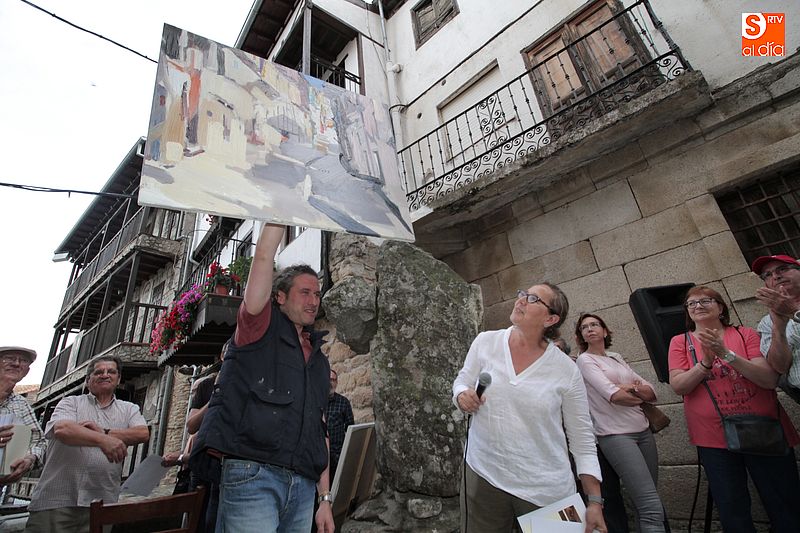 Isidoro Moreno muestra su obra tras ganar el primer premio
