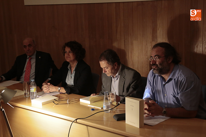 Luis Enrique de la Villa, Mª Ángeles Serrano, Manuel Carlos Palomeque y Alfredo Pérez Alencart (Foto de Álex López)