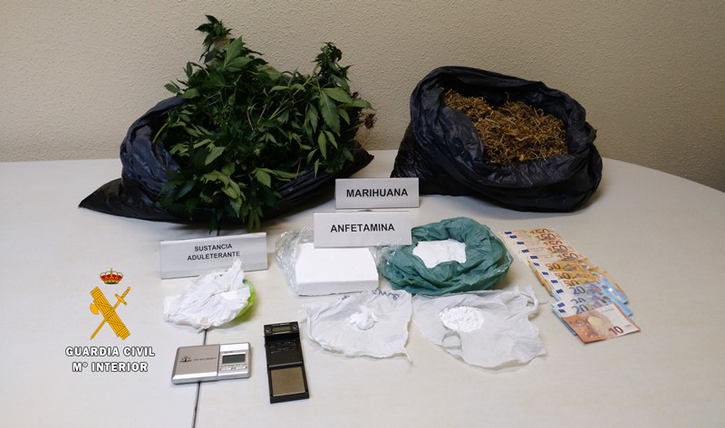 Material intervenido en esta operación