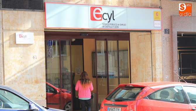 Una de las oficinas del Ecyl en Salamanca