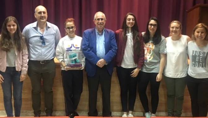 Entrega del galardón provincial en el colegio Sagrado Corazón