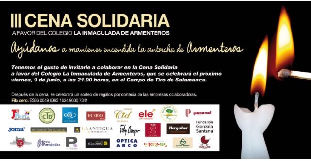 Foto 2 - Una cena solidaria permitirá mantener abierto el Colegio La Inmaculada de Armenteros