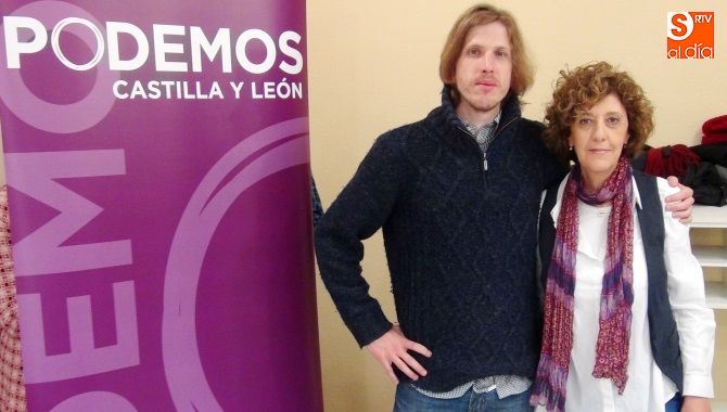 Pablo Fernández e Isabel Muñoz, procuradores regionales de Podemos