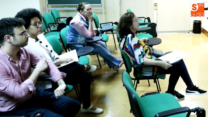La conferencia tuvo lugar en la Facultad de Educación / Foto de Alejandro López