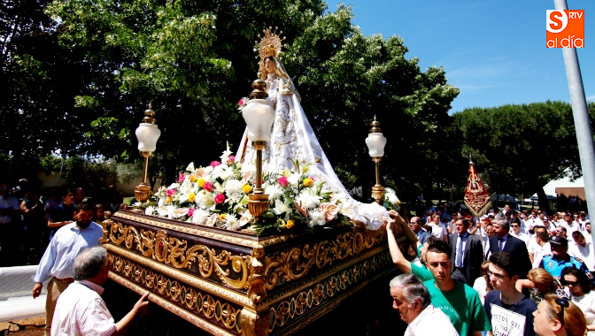 Procesión de la Virgen de la Salud en Tejares / Foto de David Fernández