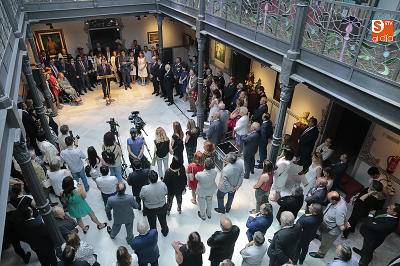 Discurso del alcalde, Alfonso Fernández Mañueco, en la Casa Lis / Foto de Alejandro López