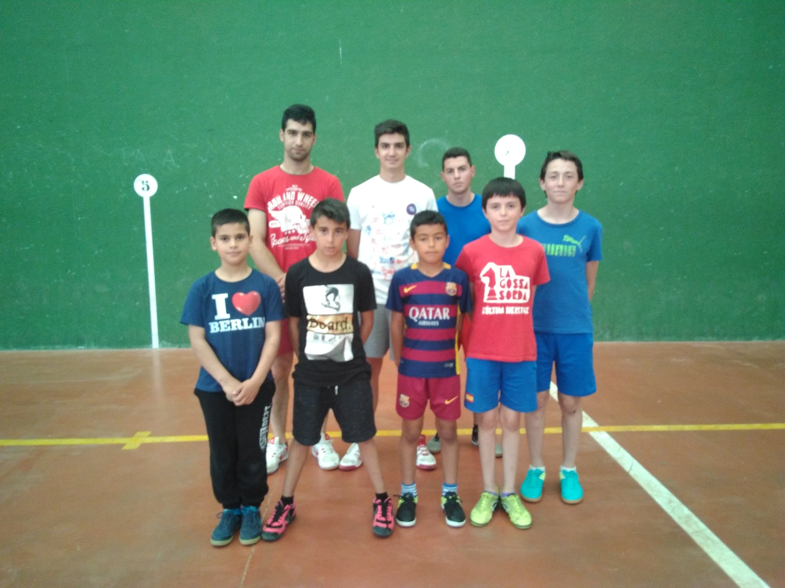 Miembros del Club Deportivo ‘Las Villas’ de Villoria