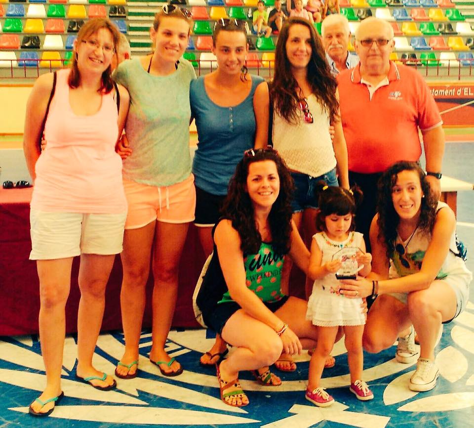 Jugadoras del equipo Café Bar Manoli