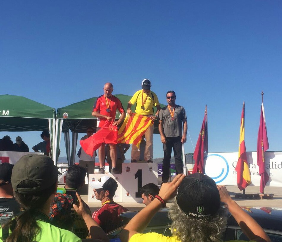 Imagen del pódium de la prueba