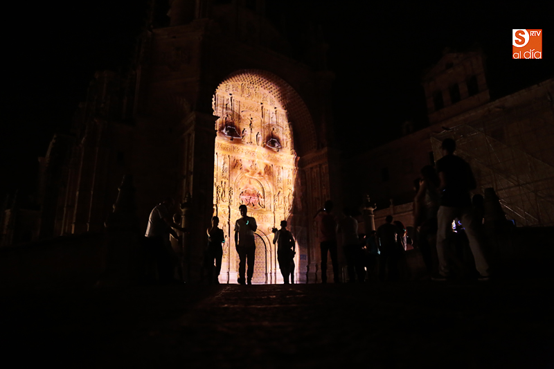 Proyección en Los Dominicos (Foto de Álex López)
