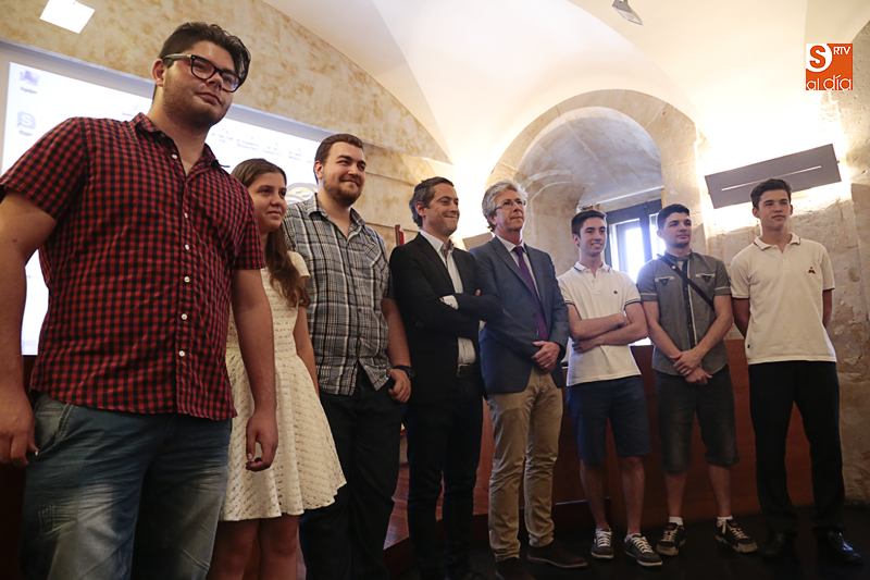 Presentación de la proyectos a la convocatoria Talent Junior, en la UPSA. Foto: Alejandro López
