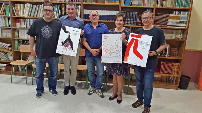 El jurado del X Concurso de carteles San Silvestre Salmantina