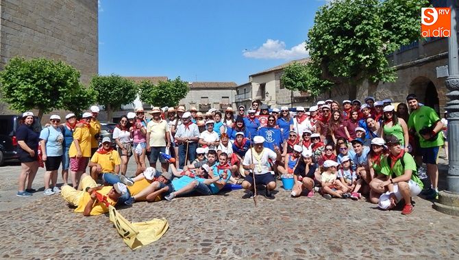 Las pandas del Corpus de Ledesma, este sábado en la Plaza Mayor