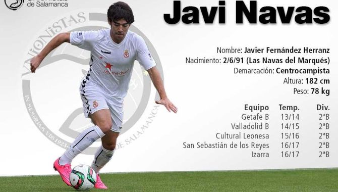 Unionistas ficha al extremo Javi Navas  