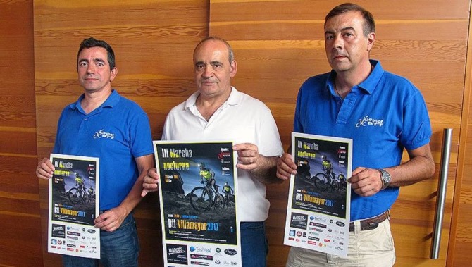 Presentación de la  III Marcha Nocturna BTT Villamayor, en el Ayuntamiento de esta localidad
