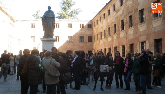 Una anterior protesta del PAS de la Universidad