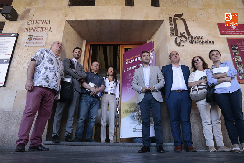 Nueva oficina de Salamanca Ciudad del Español en la Plaza (Foto de Álex López)