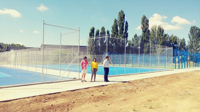 Recepción de las obras de la nueva zona deportiva de La Fontana  