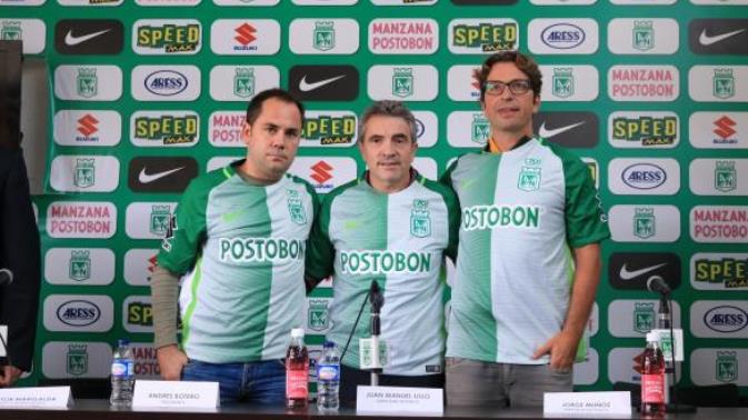 Presentación de Lillo con el Atlético Nacional de Colombia
