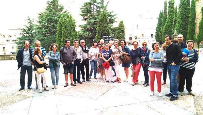 Los profesores del García Bernalt despiden el curso con el VIII Centenario de los Dominicos  