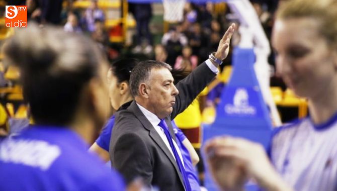 Miguel Ángel Ortega, en un partido de la Euroliga