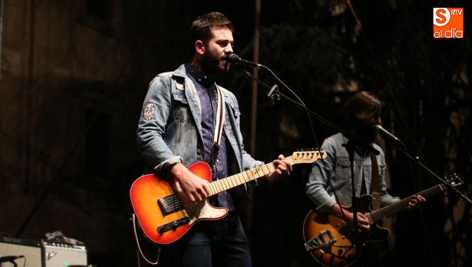 Un momento de la actuación en el Patio Chico