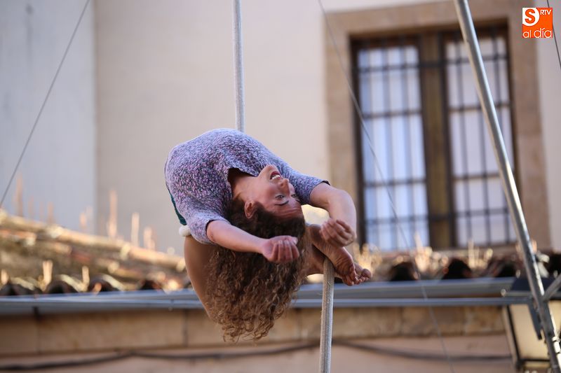 Un momento del espectáculo en las Úrsulas