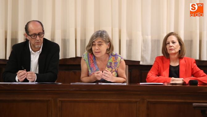 Manuel Heras, Cristina Pita y Mª José Rodríguez. Fotos: Alberto Martín