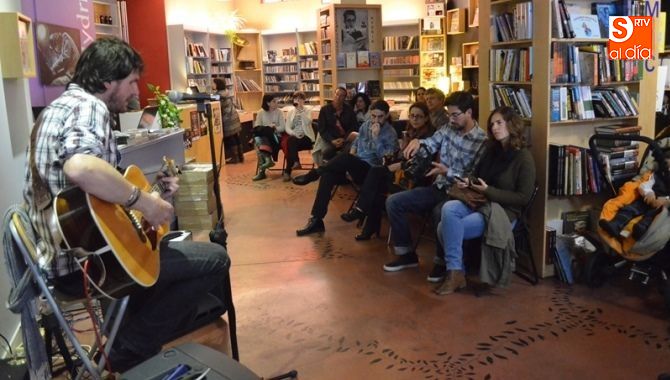 La librería Hydria era un espacio de lectura, pero también servía de escaparate para otras artes