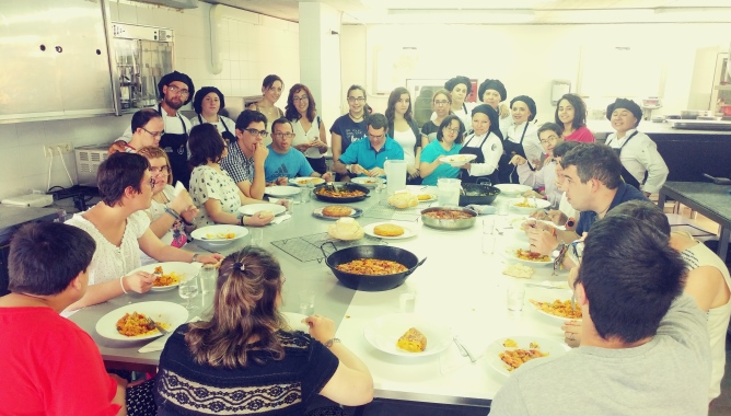 La práctica culminó con una deliciosa degustación